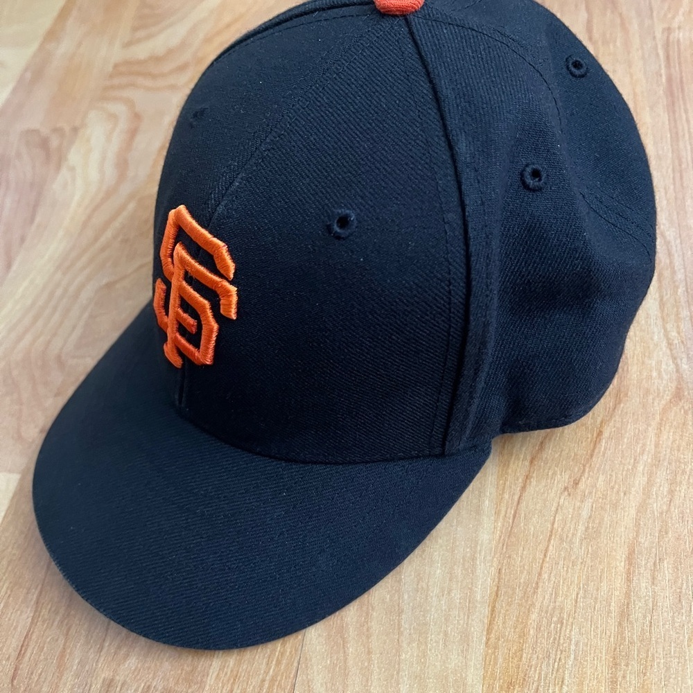 EUC 47 Brand SF Giants Black Cap with Orange Logo OS Adjustable Velcro back - Picture 9 of 10